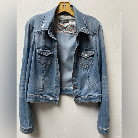 Level 99 Jackets & Blazers - LEVEL 99 DENIM JACKET SIZE L